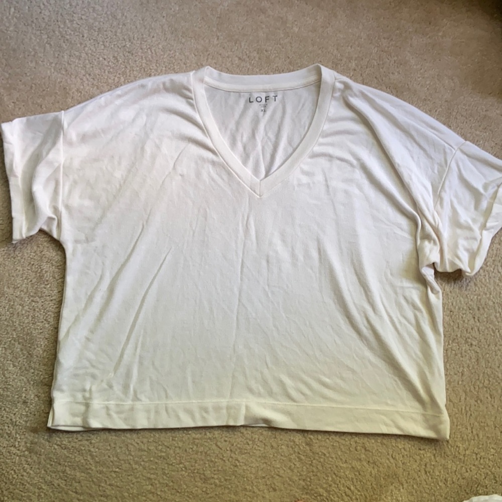 Loft Short Sleeve Lightweight Sweater - New - XL
